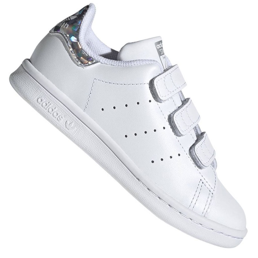 Adidas Kids White Stan Smith Sneakers